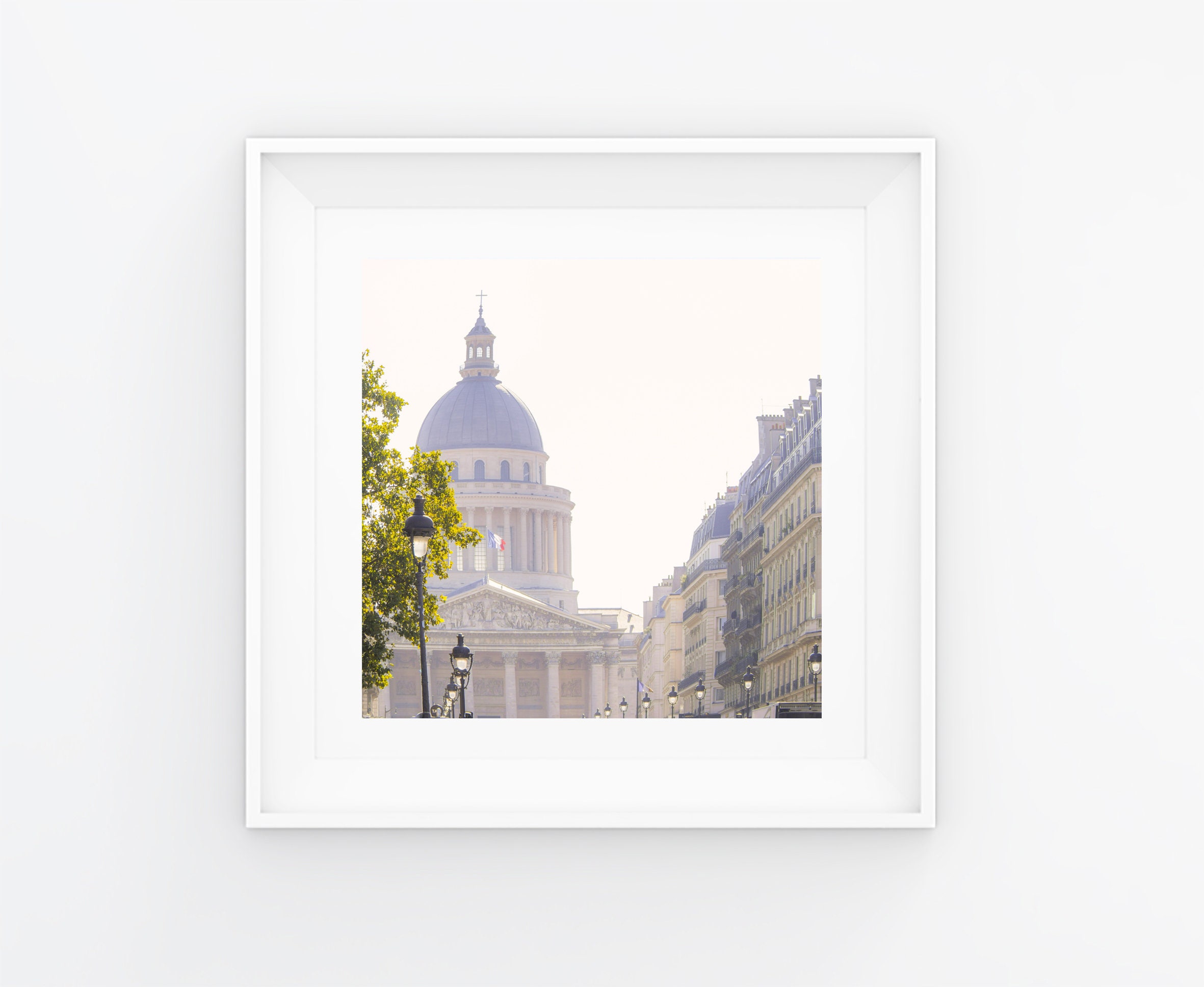 Le Panthéon Au Petit Matin, Photo de Paris 10x10cm, Décoration Intérieure, Impression Fine Art, Wall