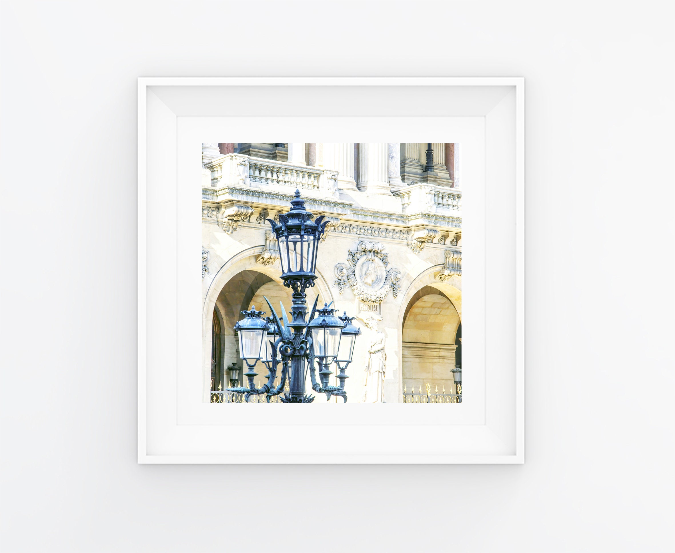 Opéra | Détail, Photo de Paris 10x10cm, Décoration Intérieure, Impression Fine Art, Wall Gallery Wal