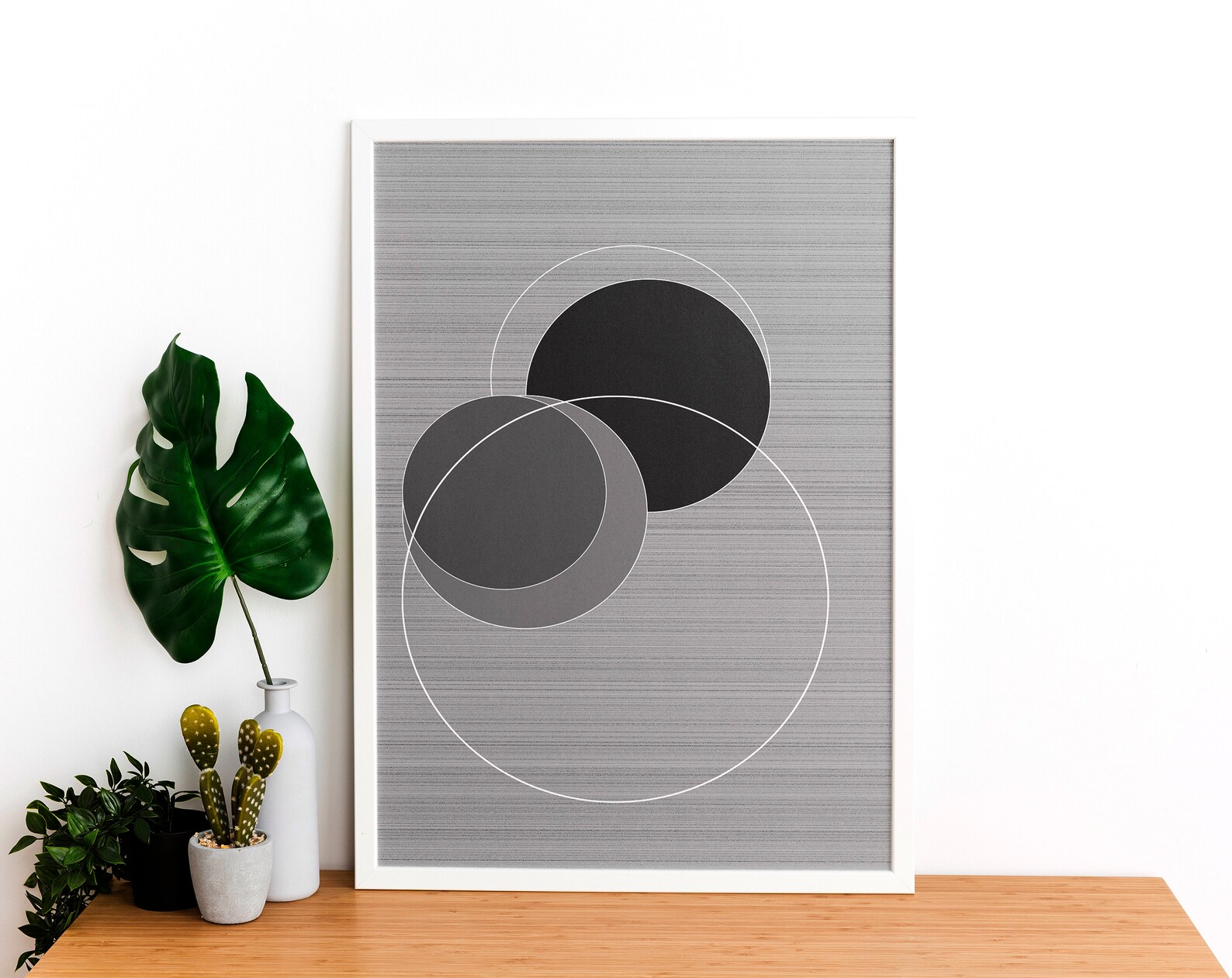 Abstract Circles Printable. Wall Art Prints. Modern Art Print. Etsy