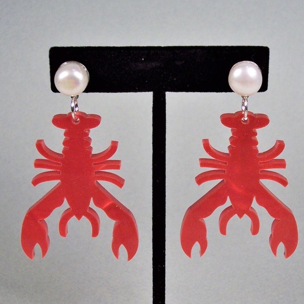 Lobster Earrings Etsy