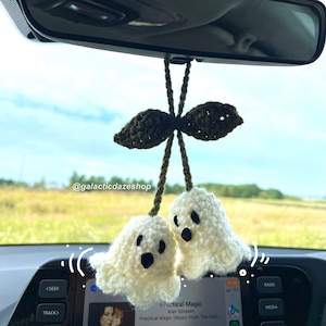 Veki Cat Car Pendant Ornament Cute 2PCS Hanging Mirror Rearview Decoration  Hangs Cute Things for Car