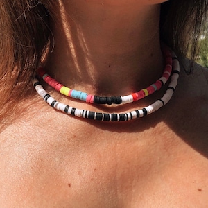 Kiara Pogue Outerbanks Necklace | OBX Jewelry | Heishi Bead Necklace