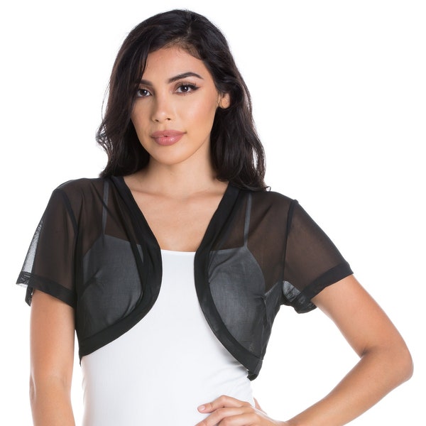 Shrugs Womens Bolero Shrug,Women's Long Sleeve Shrug Summer Lace