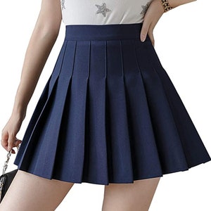 Women Girls Juniors Pleated Tennis Sport Skater Skirt Athletic - Etsy