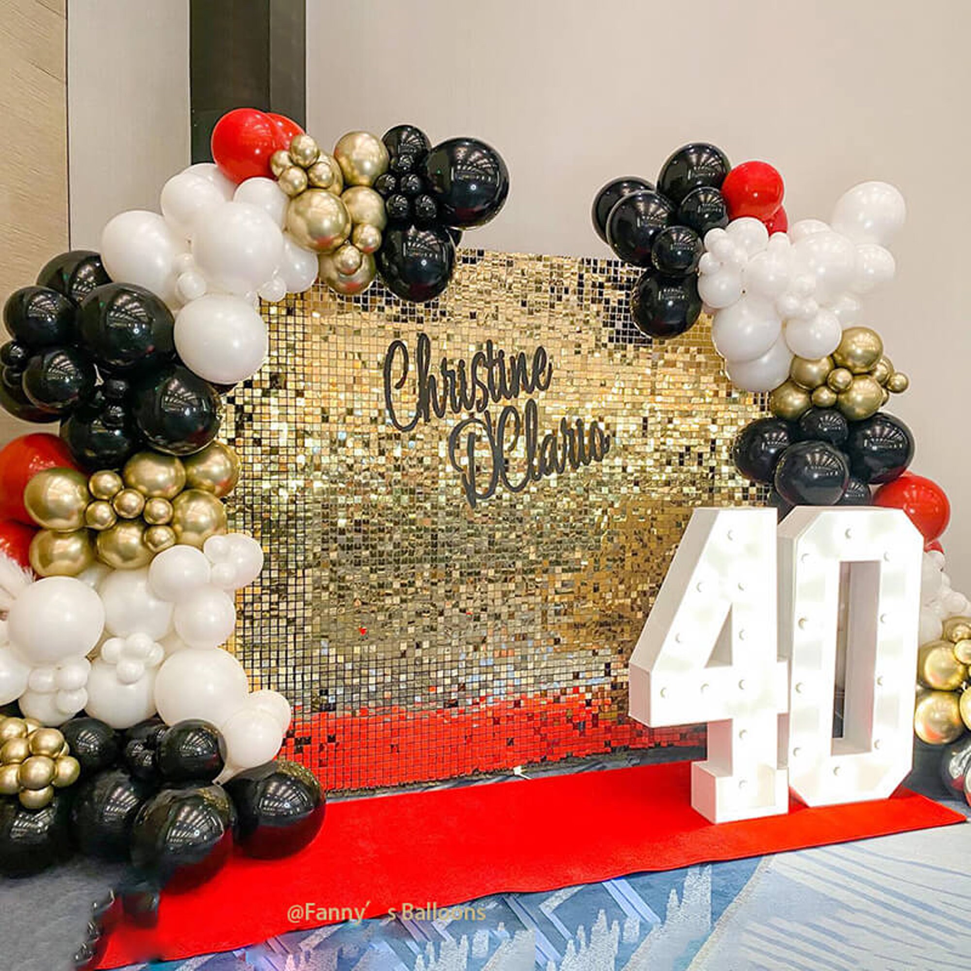 36 Gold 12x12 Shimmer Sequin Wall Panels Etsy