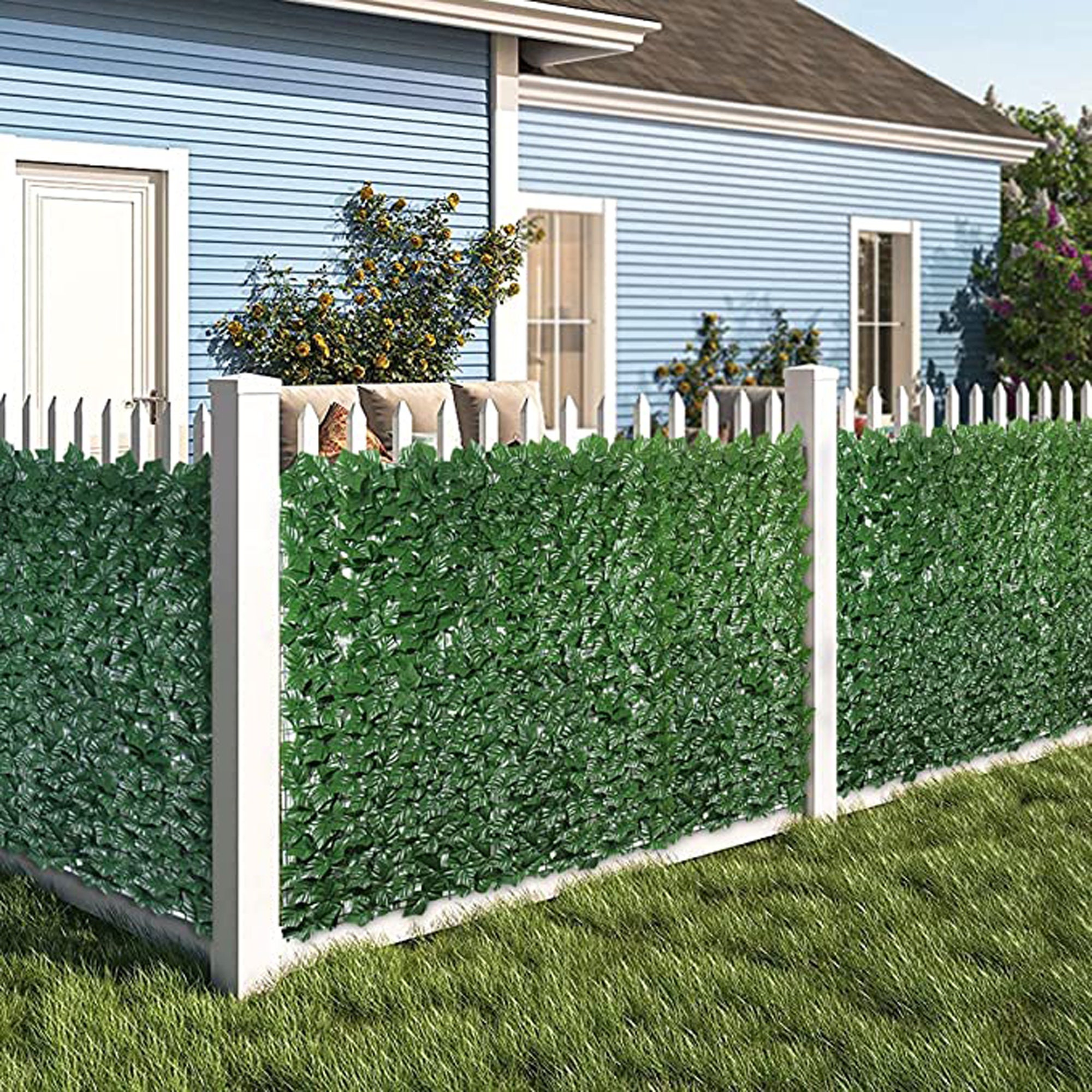Artificial Ivy Screening Rolls, Privacy Fence Screen, Hedges And Faux