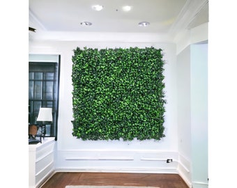 20"*20" High Density Artificial Boxwood Panels Topiary Hedge Plant Privacy Screen UV Protected Outdoor Indoor Garden Fence Backyard Decor