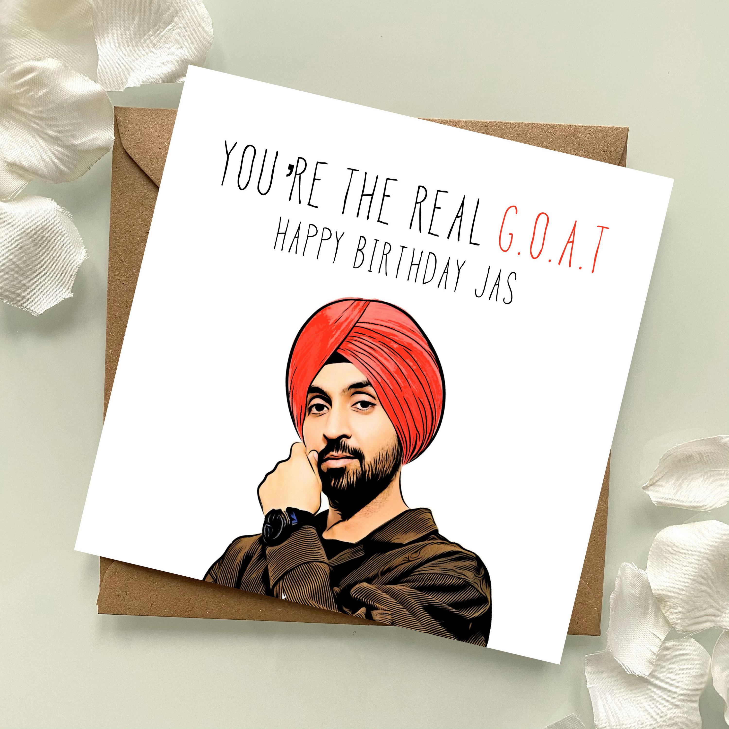 Diljit Inspired Greeting Card Personalised Rangolicards - Etsy Canada Diljit Inspired Greeting Card Personalised Rangolicards - Etsy Canada