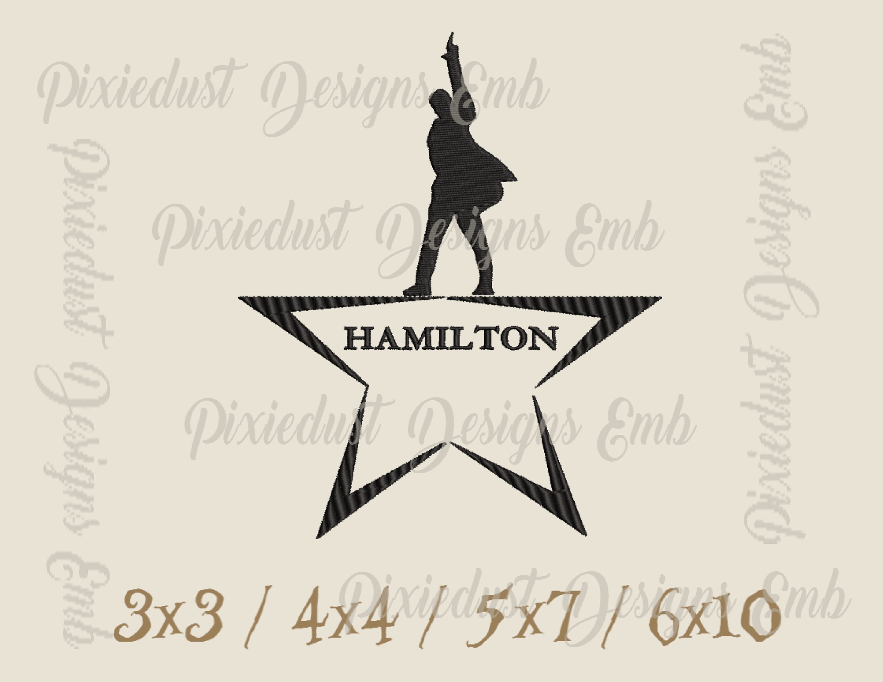 Alexander Hamilton logo from Hamilton an American Broadway | Etsy