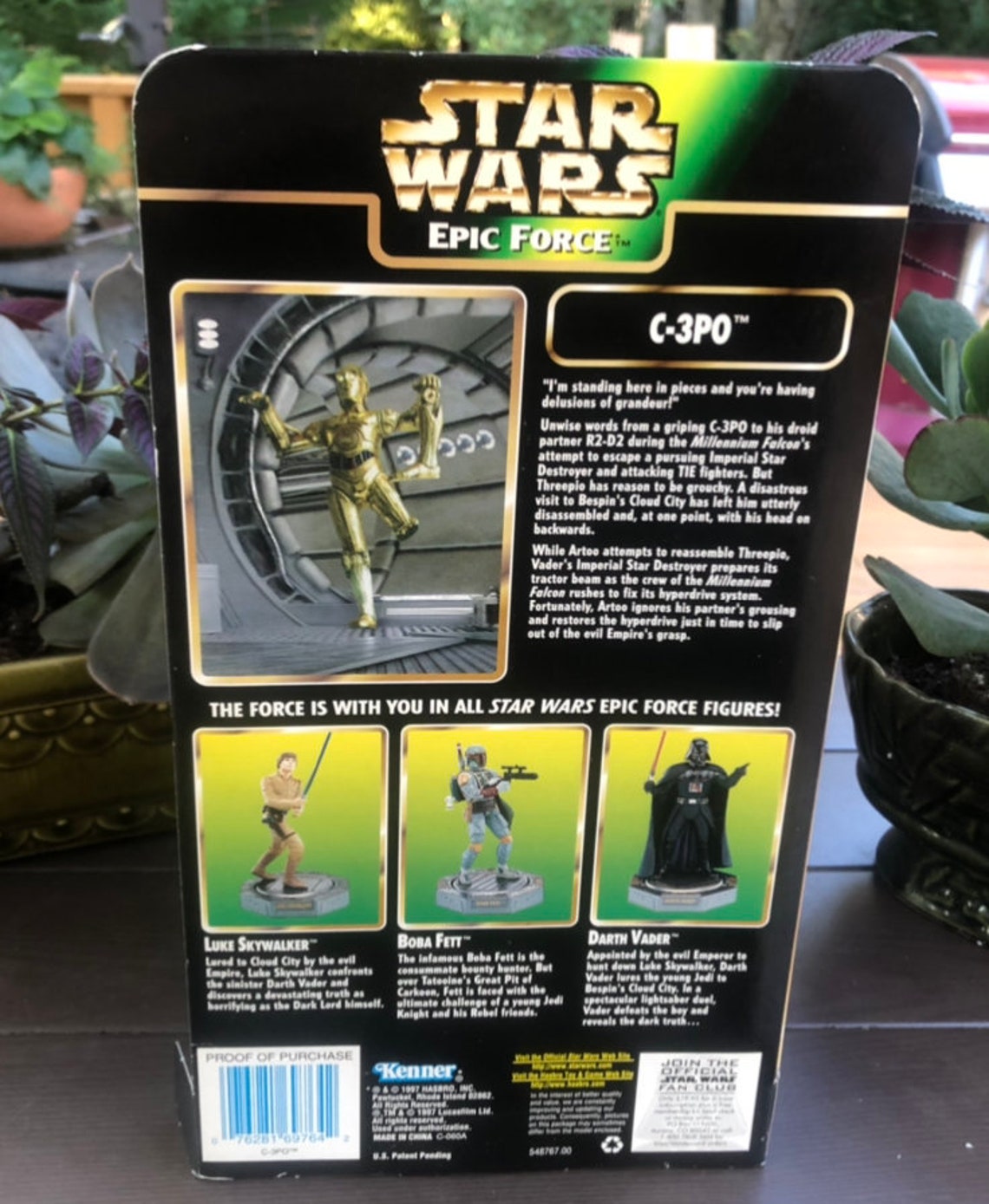 Star Wars Epic Force 1997 C3PO 360 Degree Kenner | Etsy