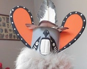 Grey Mouse Kachina Doll by Cindy Kachada