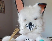 White Rabbit Kachina Doll by Cindy Kachada