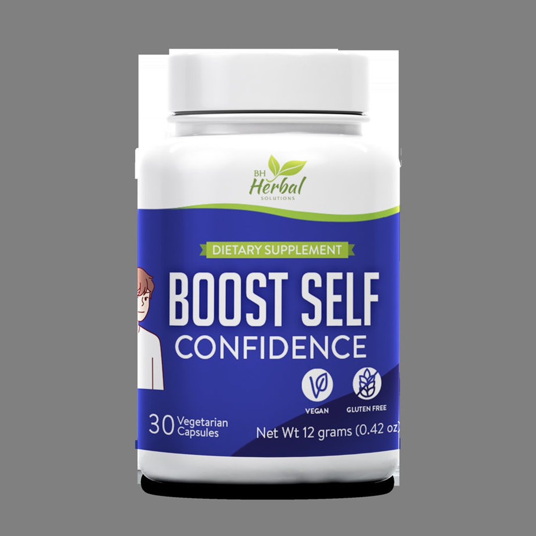 Boost Self Confidence Herbal Supplement Adults and Teens Etsy