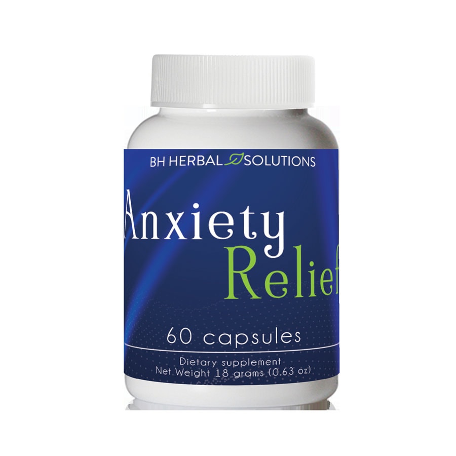 Herbal Anti Anxiety & Stress Relief Pill Relax Naturally Etsy Canada