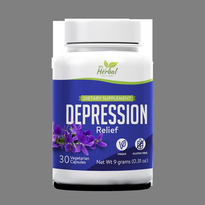 Depression Relief Natural Anti Depressant Pills Depression Etsy UK