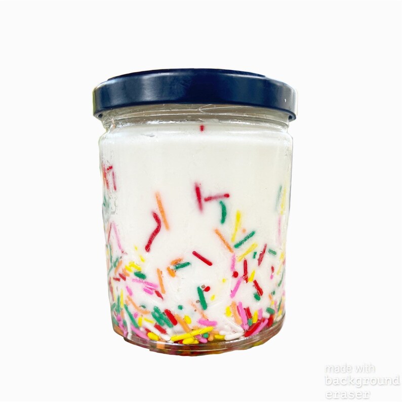 candle vanilla sugar cake