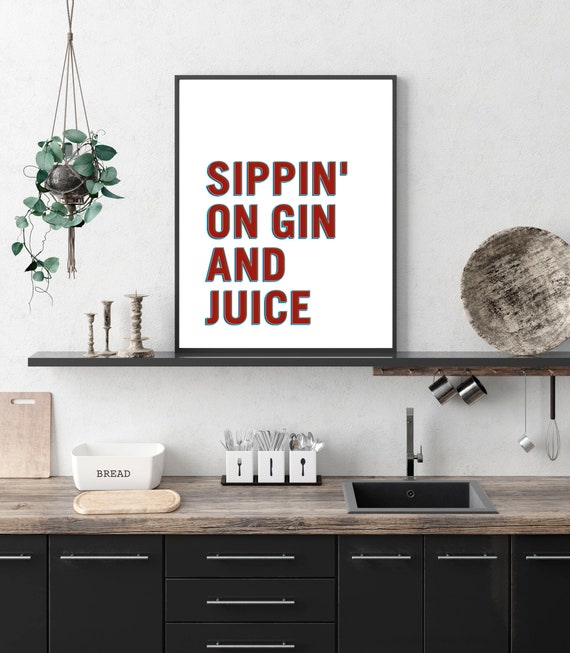 Gin & Juice - Snoop Dogg Poster