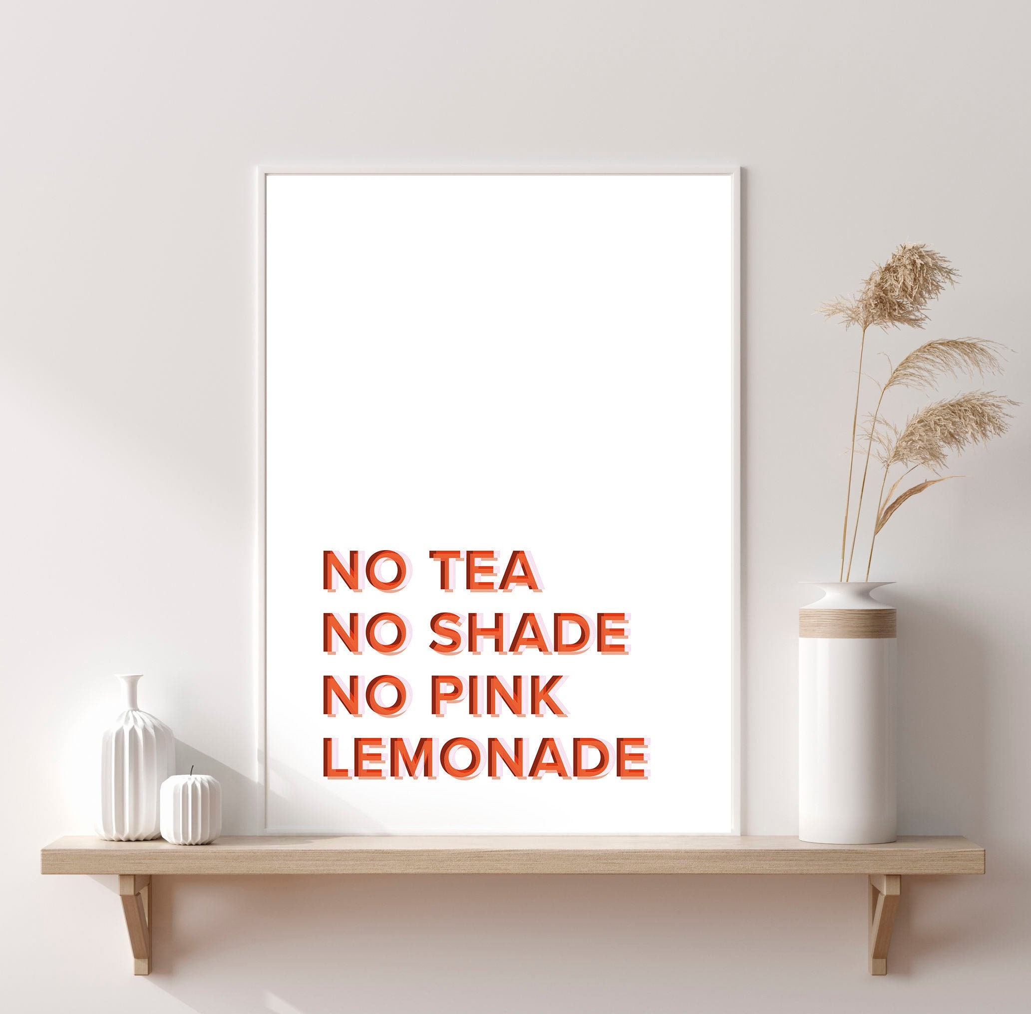 No Tea No Shade No Pink Lemonade Ru Paul Drag Race Pride Etsy