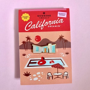 California Dreamin’ Enamel Pin