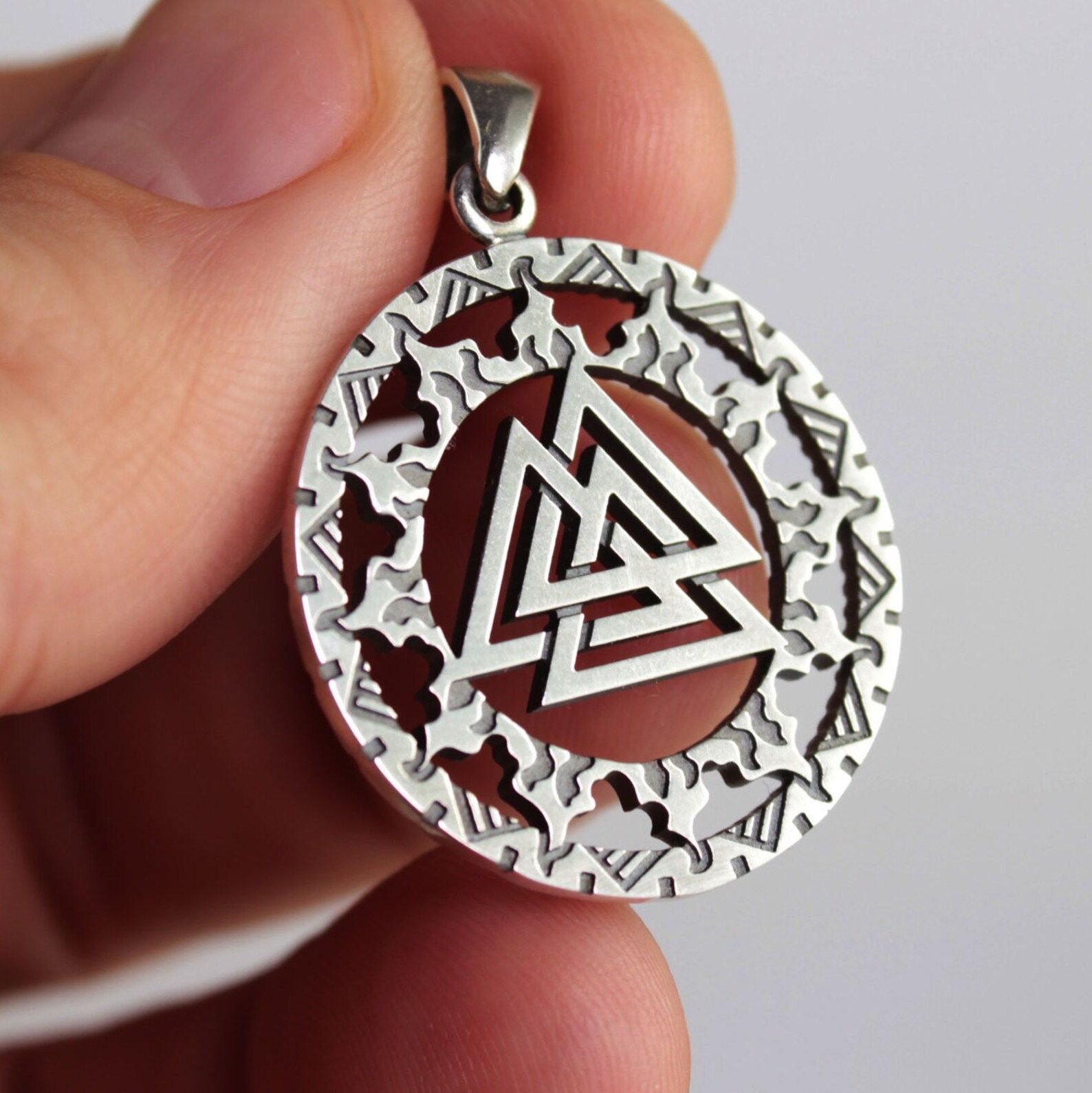 valknut necklace valknut necklace