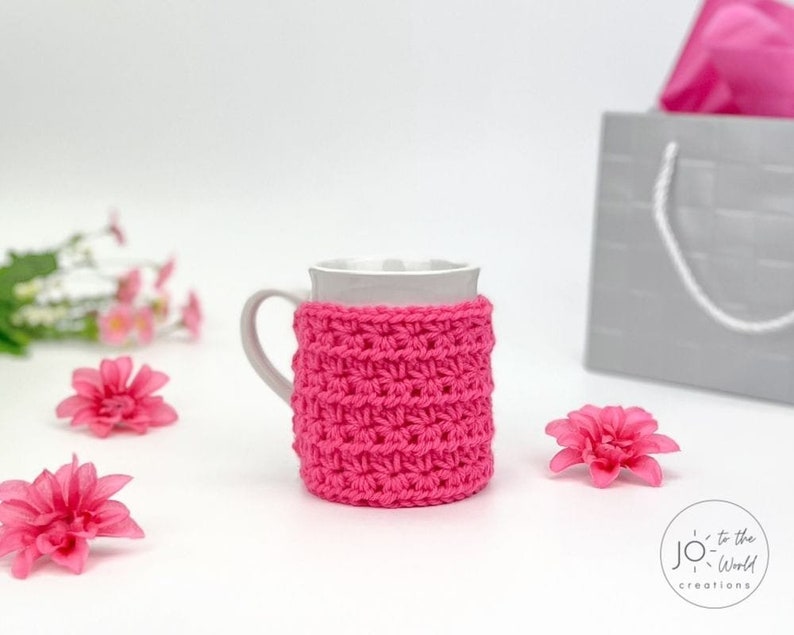 Crochet Coffee Cozy Pattern image 5