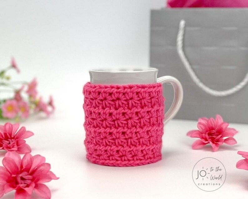 Crochet Coffee Cozy Pattern image 2