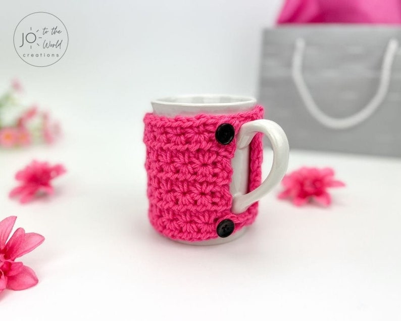 Crochet Coffee Cozy Pattern image 3