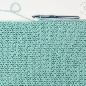 Moss Stitch Baby Blanket Crochet Pattern image 5