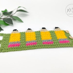 Crochet Pencil Holder Cover Pattern A Great Gift for a Teacher or Kid's Desk afbeelding 3