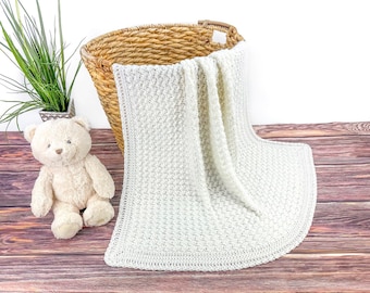 Blissful Baby Blanket Crochet Pattern | Easy Crochet Baby Blanket Pattern | Crochet Blanket Pattern for Beginners