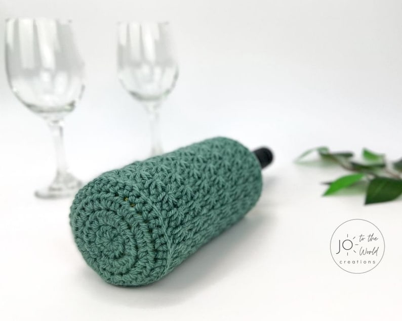 Wine Bottle Holder Crochet Pattern image 4