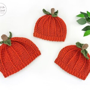 Crochet Pumpkin Hat Pattern image 3