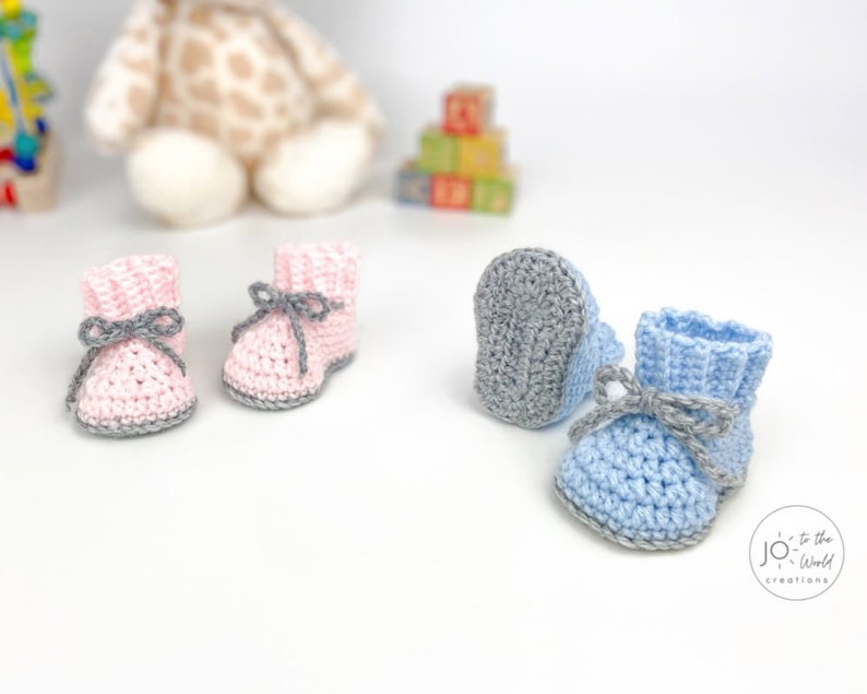 Baby Booties Crochet Pattern image 5