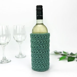 Wine Bottle Holder Crochet Pattern image 1