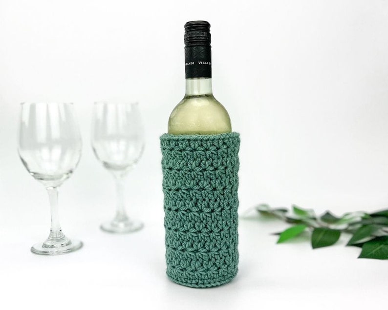 Wine Bottle Holder Crochet Pattern image 1