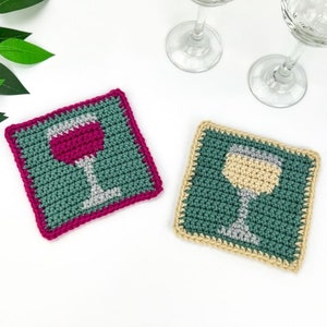 Wine Coasters Crochet Pattern