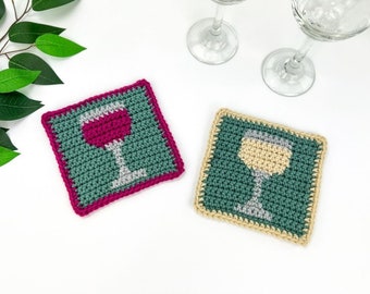 Wine Coasters Crochet Pattern