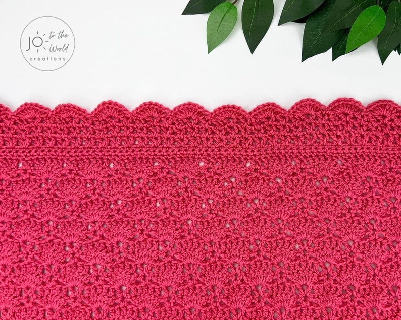 Lacy Baby Blanket Crochet Pattern Christening Blanket Heirloom Blanket Crochet Lace Pattern image 4