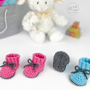 Baby Booties Crochet Pattern image 7