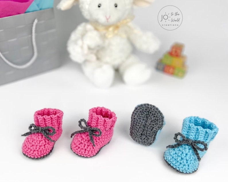 Baby Booties Crochet Pattern image 7