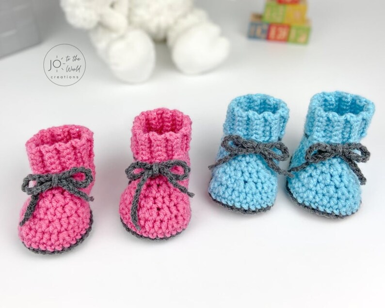 Baby Booties Crochet Pattern image 4