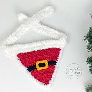 Christmas Dog Bandana Crochet Pattern image 2