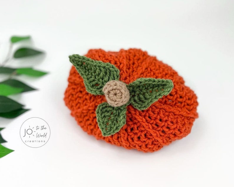 Crochet Pumpkin Hat Pattern image 7