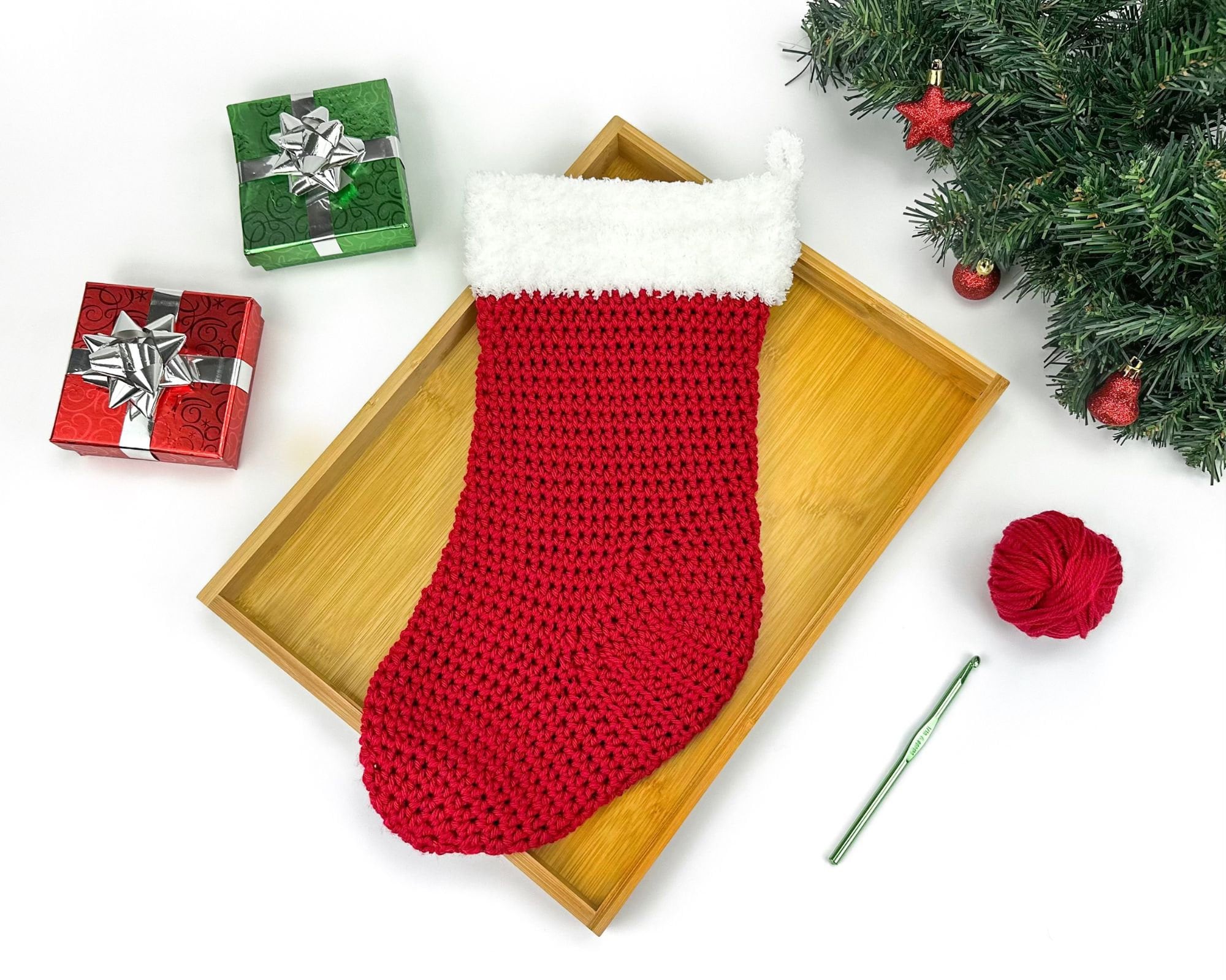 40 Free Christmas Crochet Patterns – Creative Projects 6 Christmas Stocking Crochet Pattern Crochet Santa Stocking