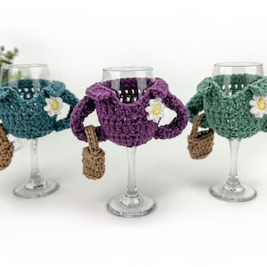 Wine Glass Jacket Crochet Pattern | Crochet Gift Idea for Friends | Unique Crochet Pattern | Funny Crochet Pattern | Crochet Ideas