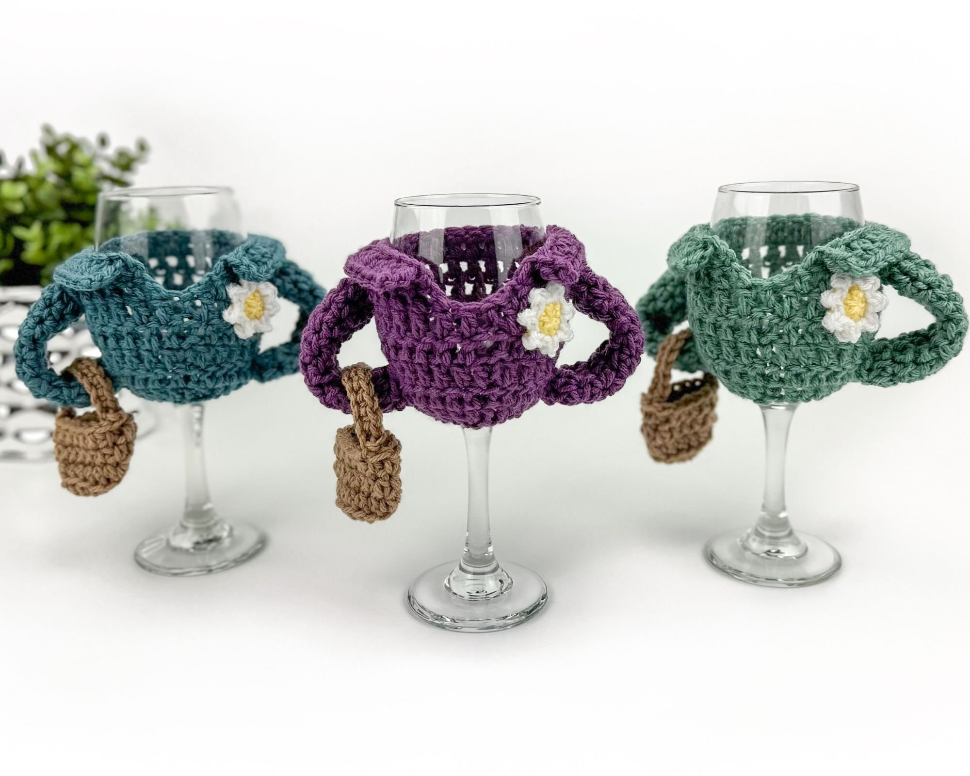 35 Funny Crochet Patterns to Add a Playful Twist to Your Next Project 7 Wine Glass Jacket Crochet Pattern Crochet Gift Idea