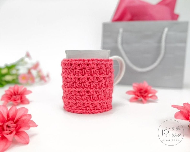 Crochet Coffee Cozy Pattern image 4