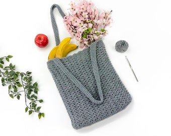 Crochet Market Bag Pattern | Crochet Bag Pattern | Crochet Tote Bag | Farmers Market Bag Crochet Pattern