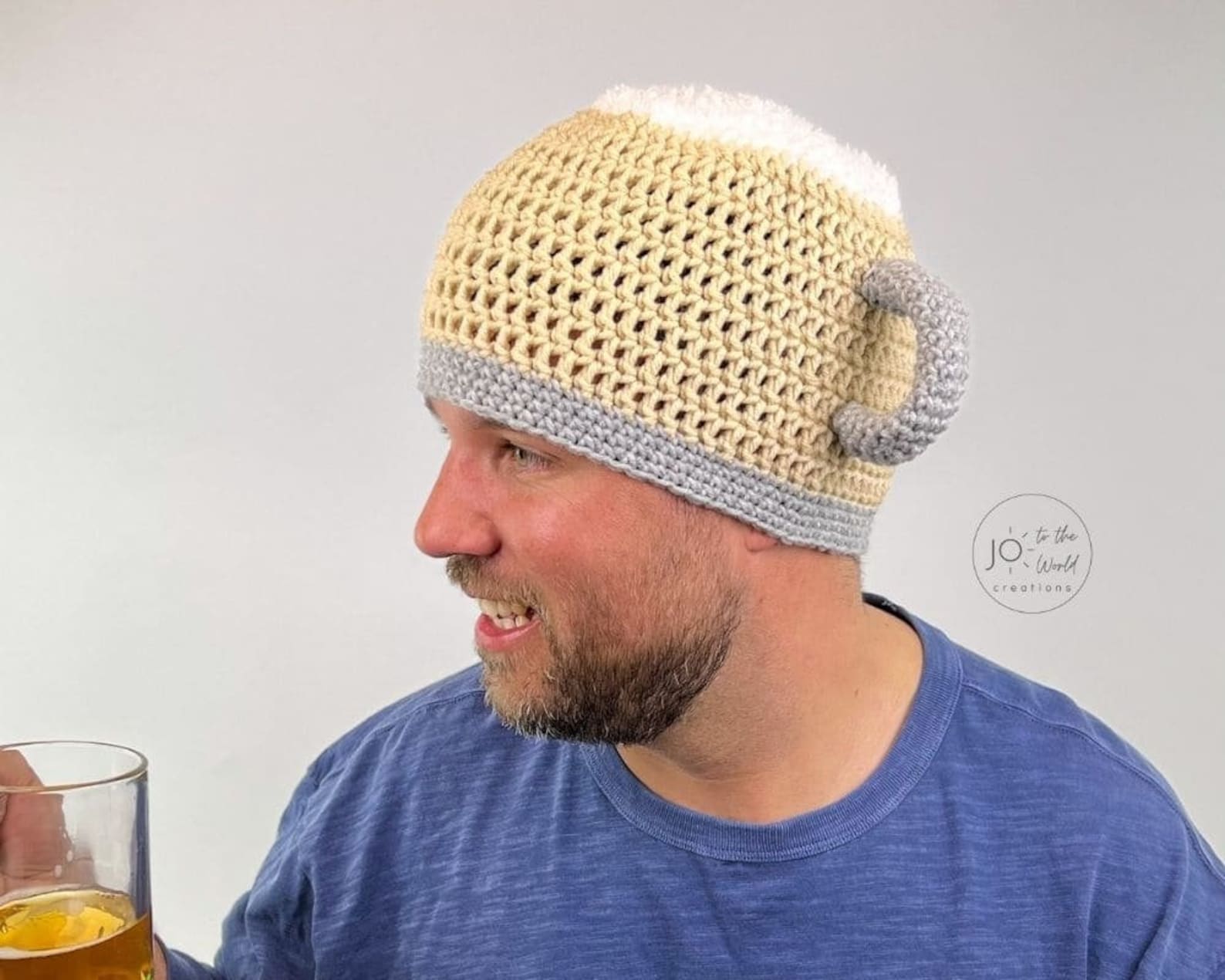 Crochet Beer Hat Pattern Etsy Canada