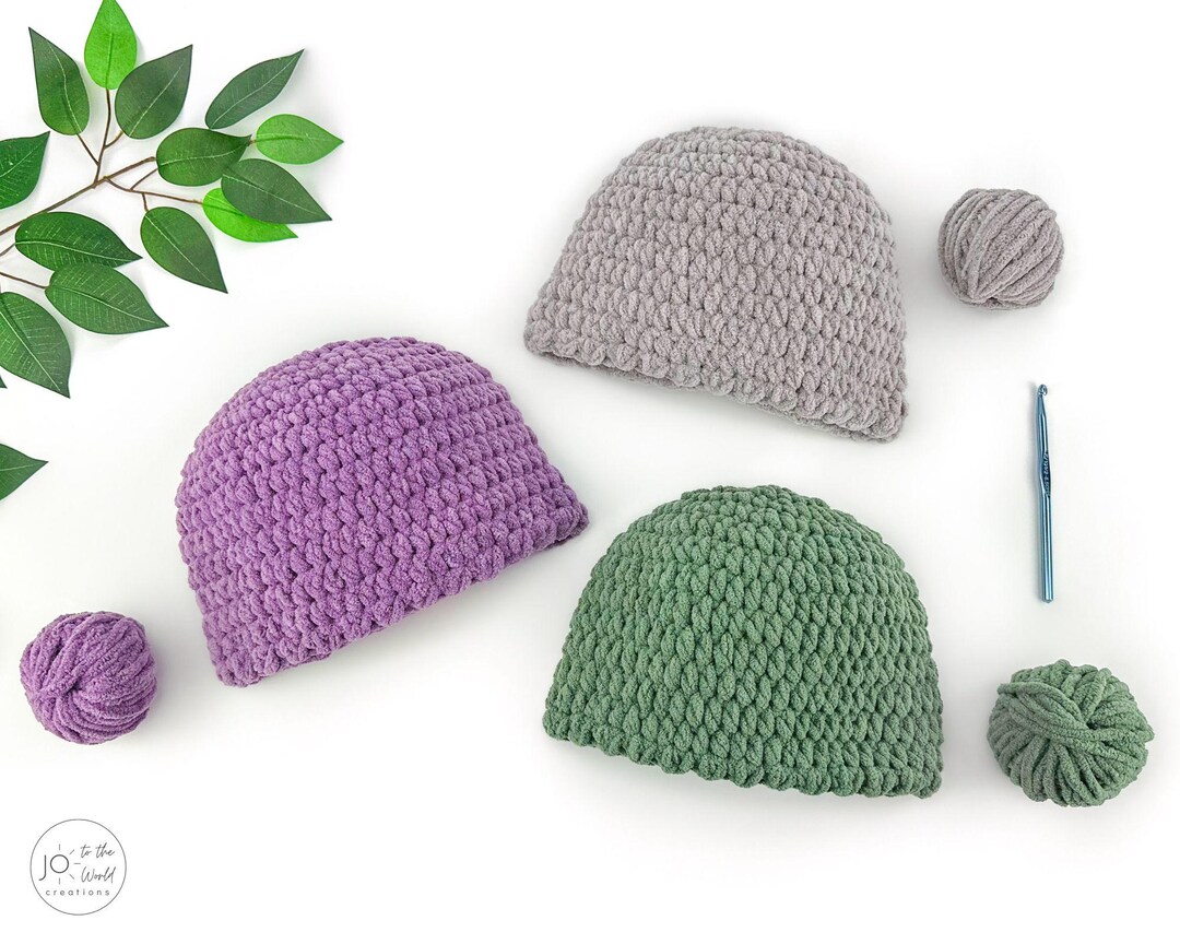 Super Bulky Hat PDF Crochet Pattern - Etsy